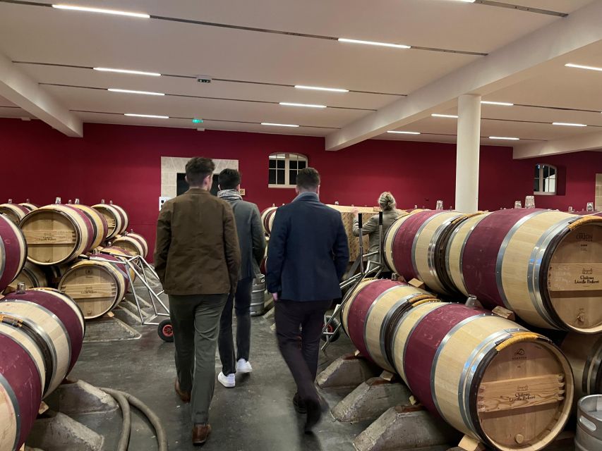 Bordeaux: Medoc tour in a small group (Luxury Mercedes EQV) - Passing through Saint-Julien-Beychevelle and Pauillac: seeing names without rushing