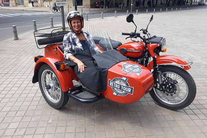 Bordeaux Sightseeing Private Sidecar Guided Tour - Riding comfort, safety, and handling photo stops