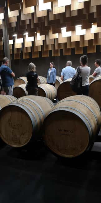 Bordeaux wine tour: 2 wineries & wine tastings (red & white) - The van ride after lunch-less sightseeing: crossing toward Entre-de-deux-Mers