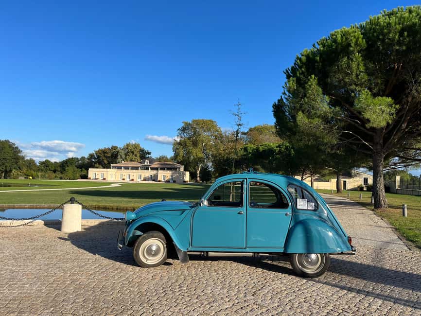 Classic car private tour : half day Margaux & Médoc - The Margaux and Médoc combo that actually fits your day