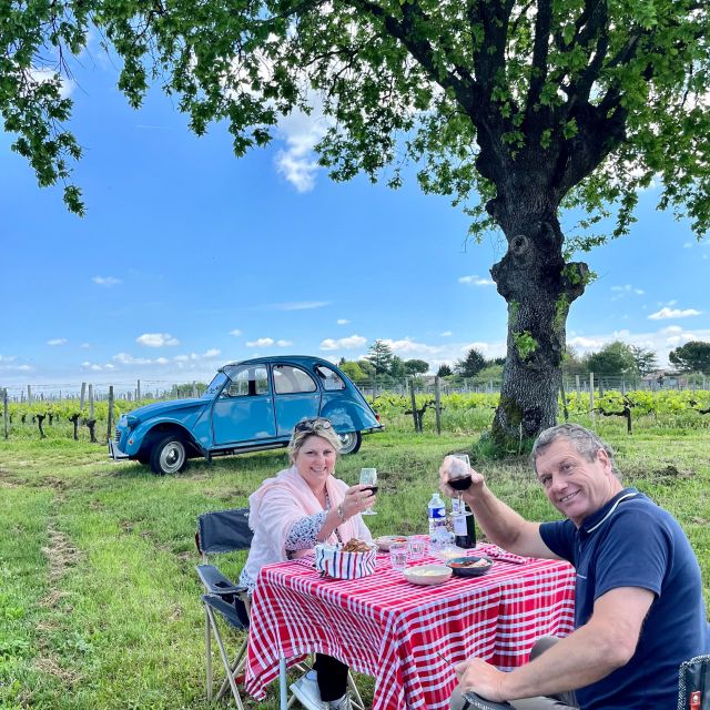 Classic car private tour : half day Margaux & Médoc - Wine tasting with a winemaker: what to do with your senses