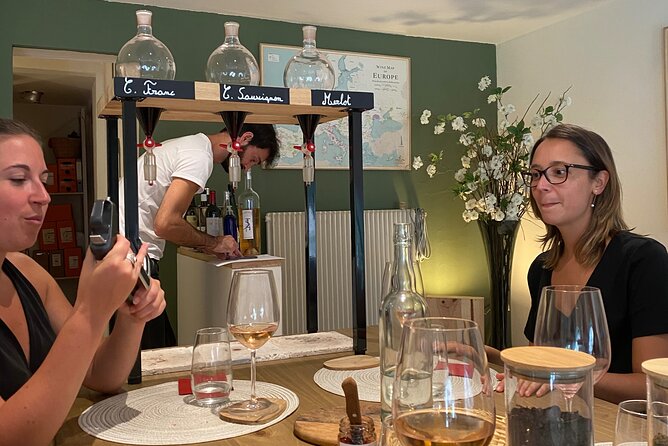 Make your own cuvée of Bordeaux wine - Step Into Le Pied à Terre’s Cellar Workshop