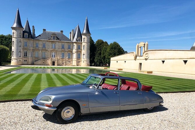 Médoc luxury wine tour aboard a Citroën DS Limousine Convertible - Riding Bordeaux’s Médoc in a 1973 Citroën DS Convertible