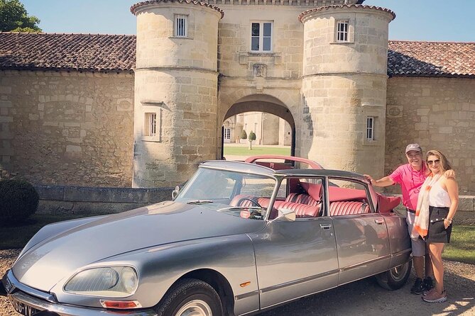 Médoc luxury wine tour aboard a Citroën DS Limousine Convertible - Grands Crus Classés Architecture and Château Beychevelle’s Le Petit Versailles