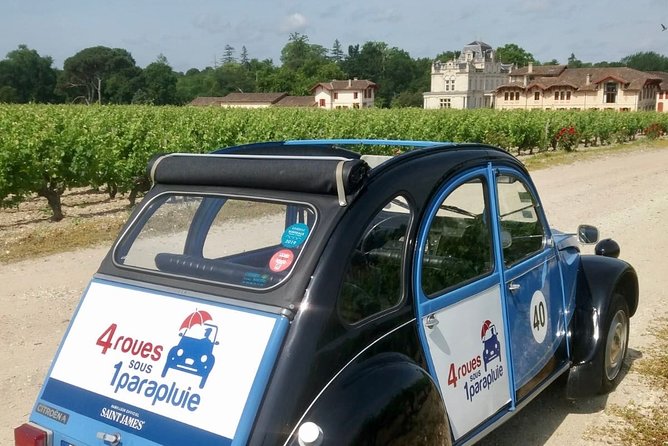 Private Médoc 4.5 hours Wine Tour in a Citroën 2CV from Bordeaux - Margaux-Cantenac: the famous name you’ll finally see