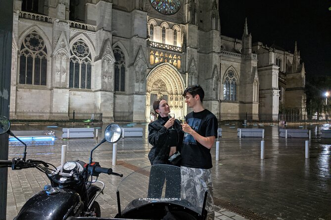Private tour of Bordeaux at night in a sidecar - Cathedrale Saint-André and Place Pey-Berland: A Free Landmark Moment