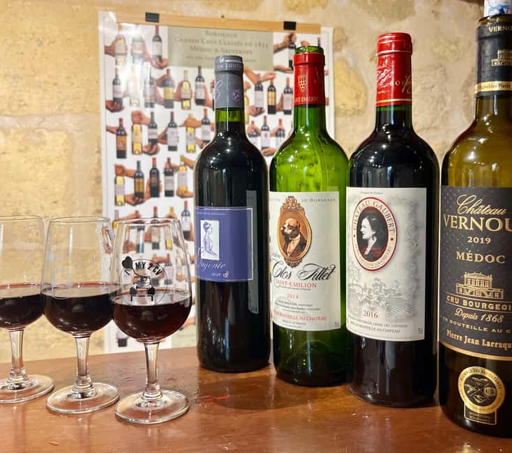 Workshop Bordeaux wine tasting: 4 reds & charcuterie pairing - Key things I think you’ll notice